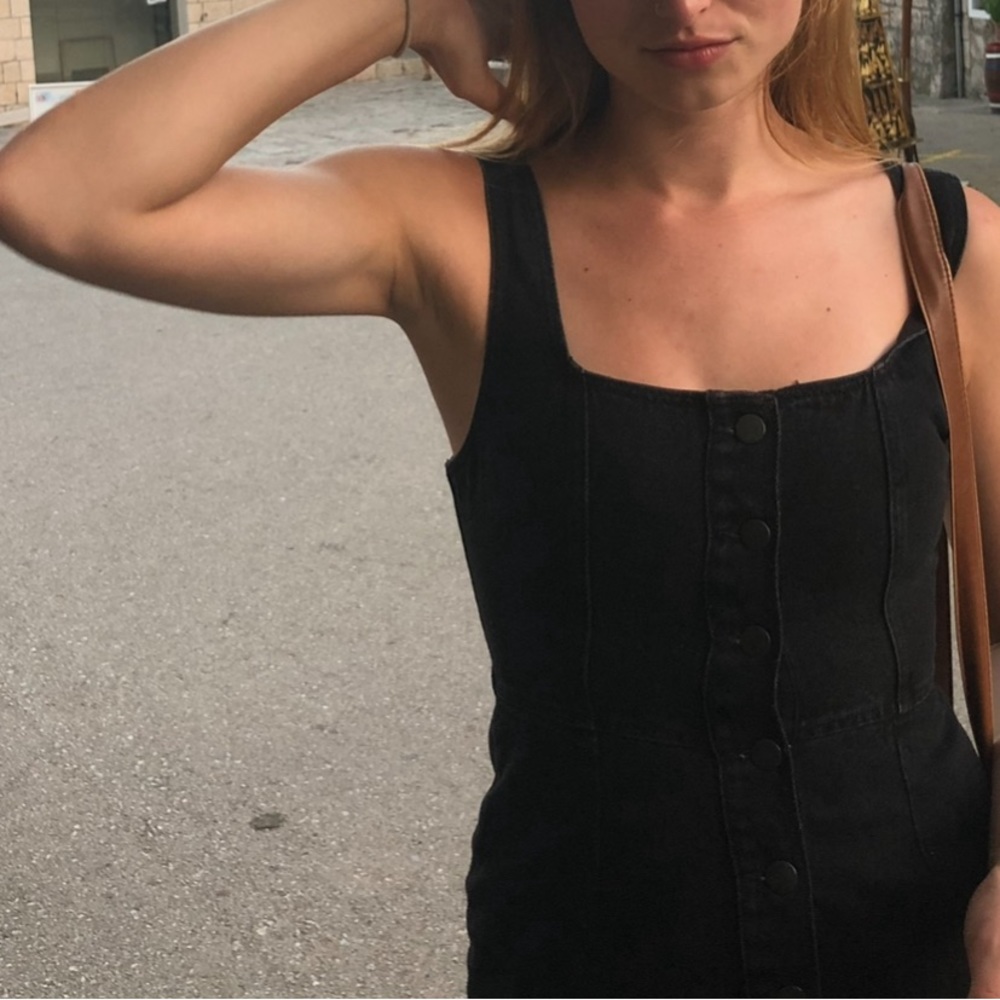 Black denim size 2 UO minidress